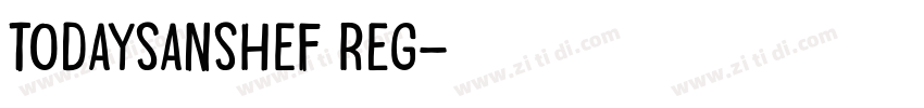 TodaySansHEF Reg字体转换